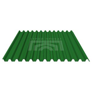 Профнастил С21-1000 окрашенный Зеленый мох (RAL 6005) 0,7 мм