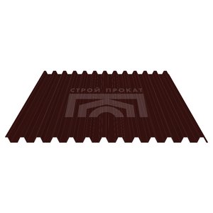 Профнастил С20-1100 окрашенный Шоколад (RAL 8017) 0,35 мм