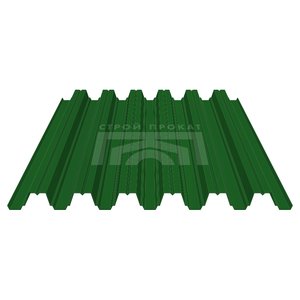 Профнастил Н57-750 окрашенный Зеленый мох (RAL 6005) 0,65 мм